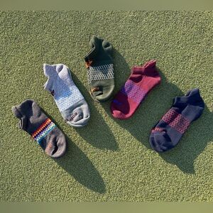 NWOT Bombas socks, assorted colors, size M. 5 pairs total